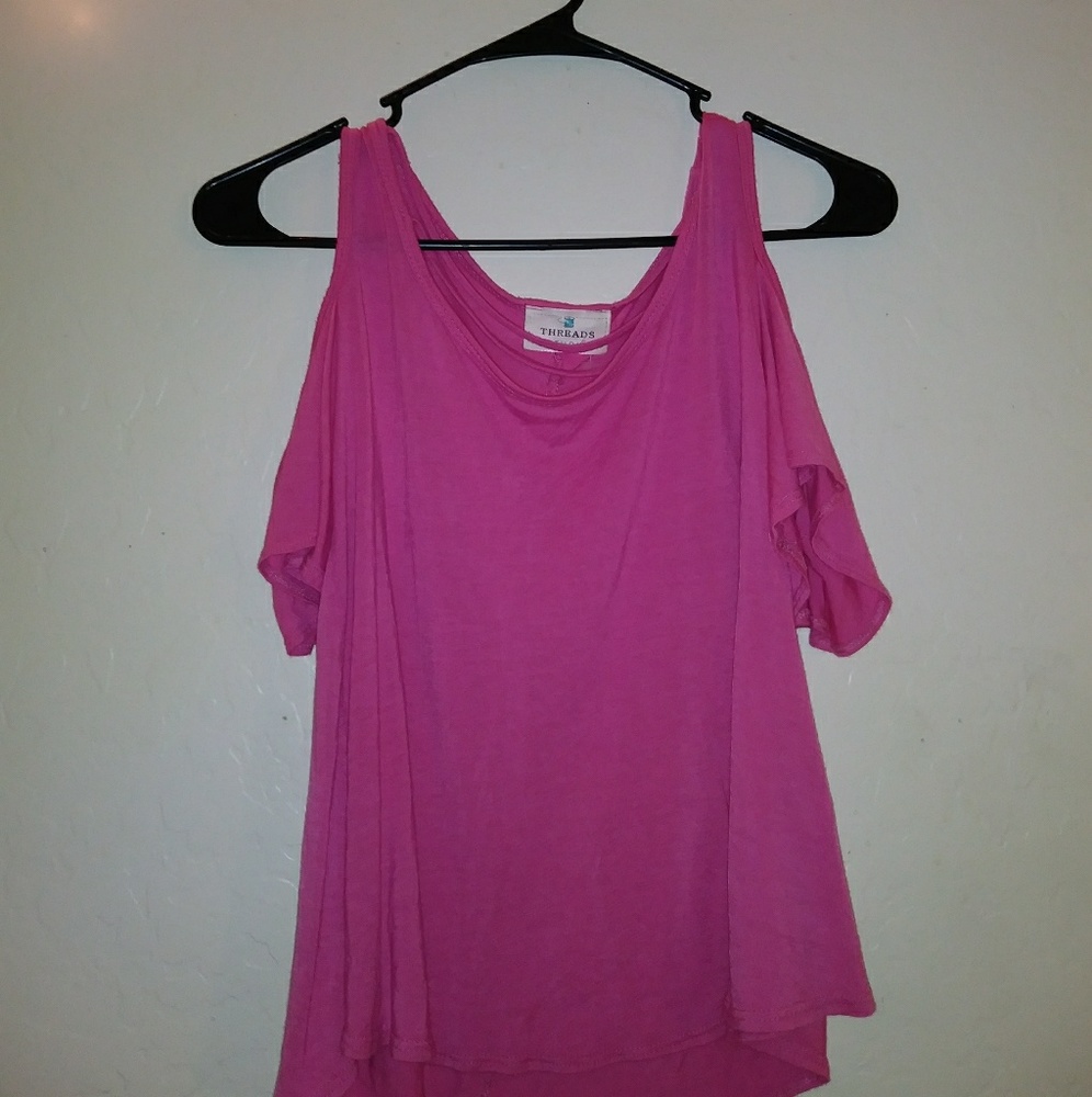 Dark pink shirt